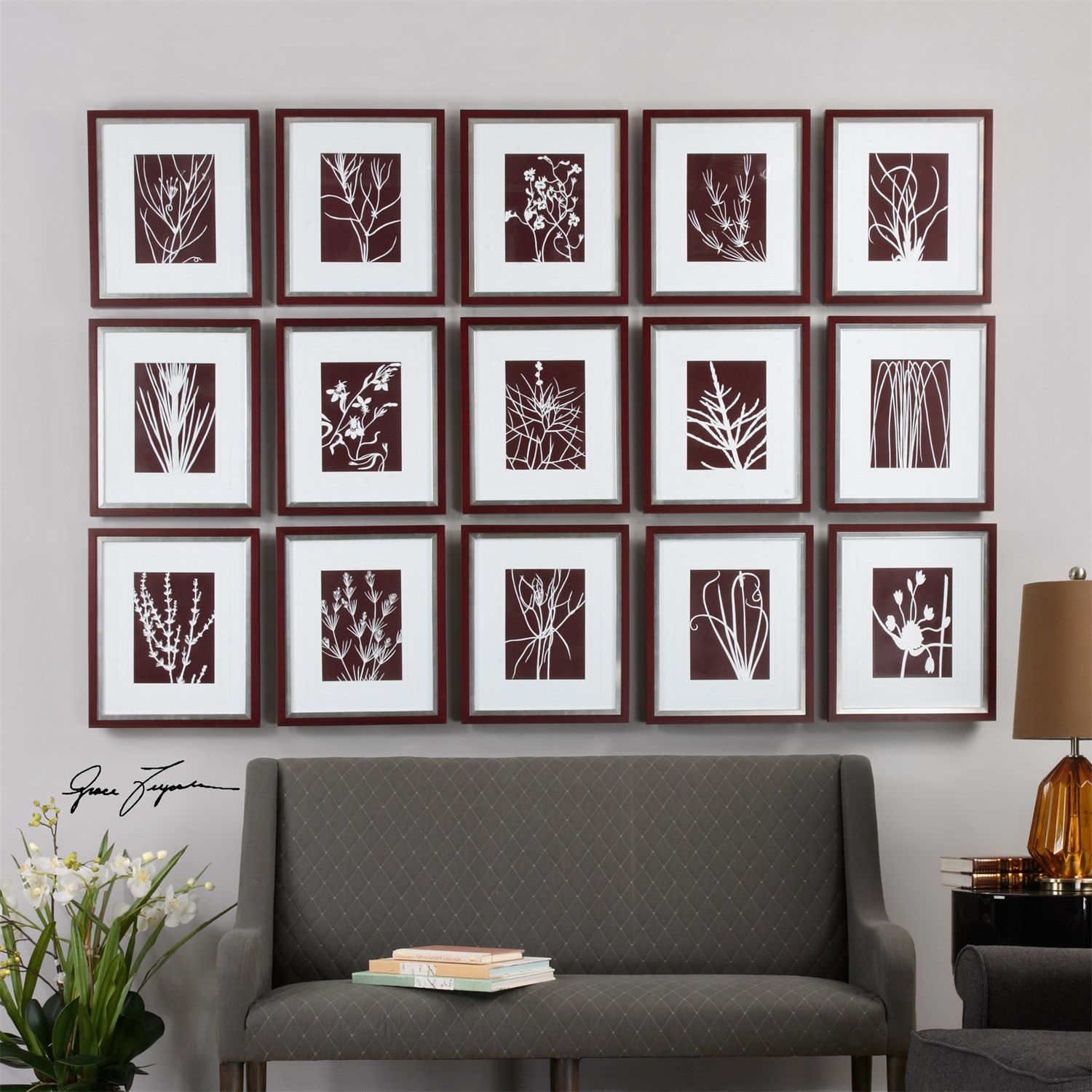 Item of the week: Uttermost Abstract Marsala Prints