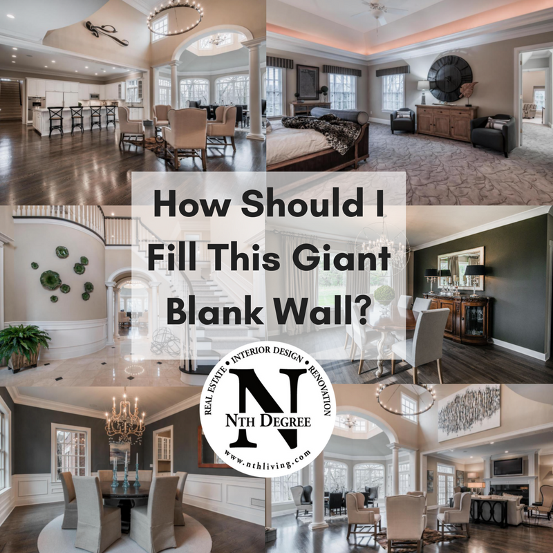 How to decorate a large blank wall - Nth Degree - Interior Design, Renovation & Showroom