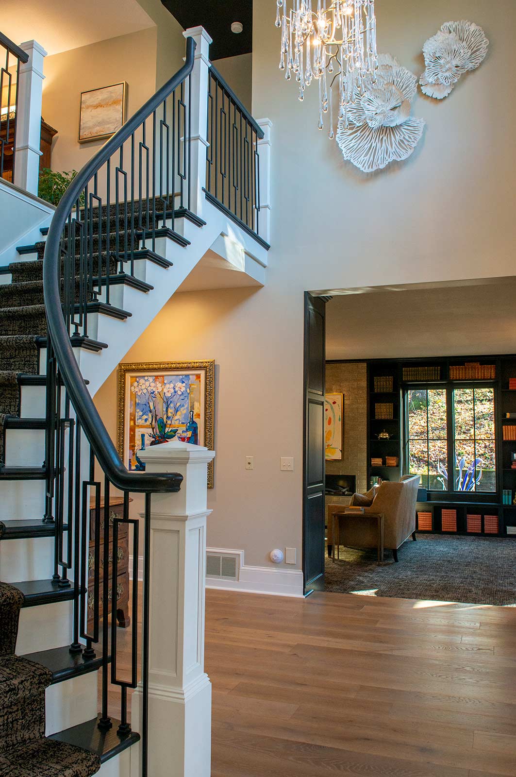 Havens Interior Design Entryway Stairs