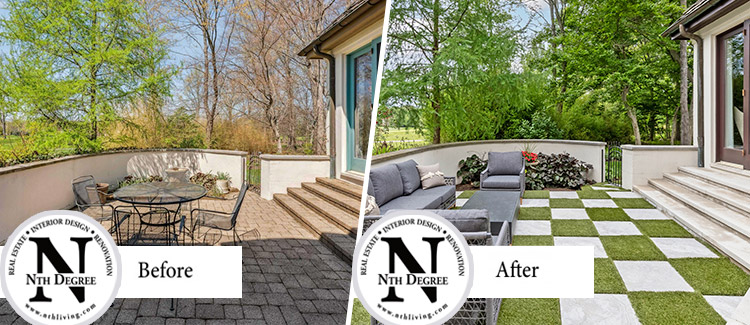 Oxbow Home Renovation Before After Back Patio